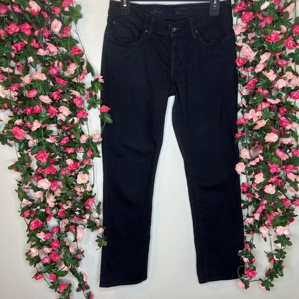 🐙Levi’s Black Denim Jeans Women’s Straight Leg